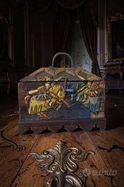 Baule scrigno forziere castigliano