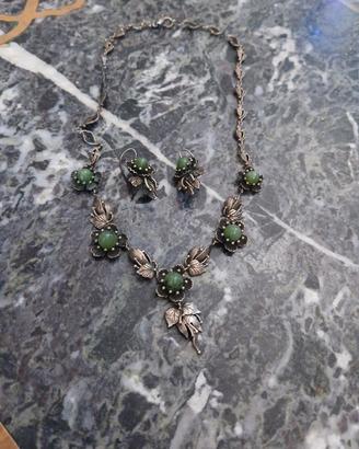 collana e orecchini  vintage 