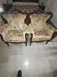 Poltrone stile antico anni 70