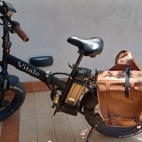 Bici elettrica con pedalata assistita fat-bike