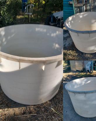 Mastello in Plastica da 700 LT. - Colore Bianco