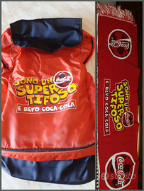 Zainetto Marsupio + Sciarpa Coca Cola Super Tifoso