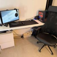 Set ufficio completo: scrivania, sedia, cassettier