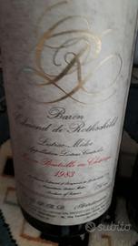 bottiglia vino  e una di  brut