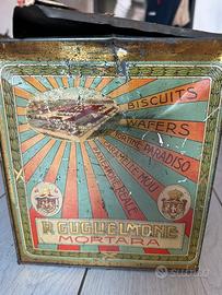 Rara scatola di latta Pietro Guglielmone