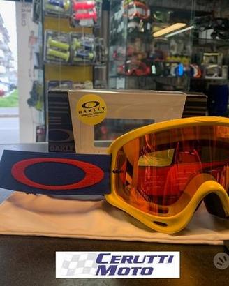 Mascherina Oakley O-Frame Special gialla blu rossa