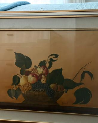 Quadro di natura morta completo di cornice