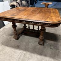 Tavolo Antico Fine 1800 Noce