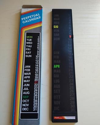 Calendario Perpetuo Vintage da collezione 