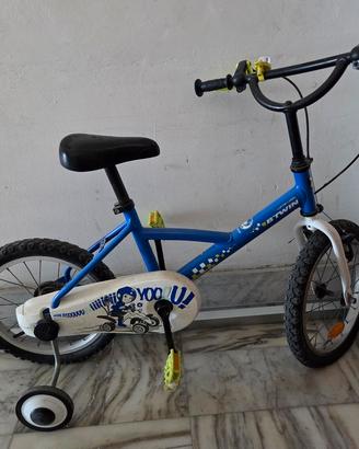 bici bambino misura 16 con rotelle