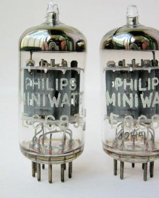 ECC83 Philips Miniwatt Heerlen coppia matched NOS