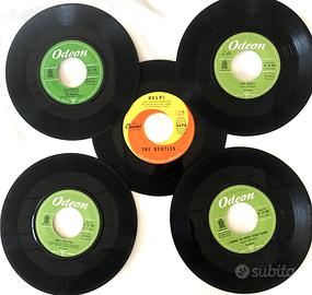 THE BEATLES - 5 VINILI 45 GIRI