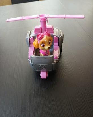 Paw Patrol elicottero Sky con personaggio 