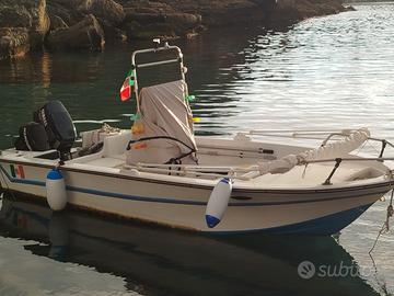 Barca 4.60 con motore Yamaha 25CV