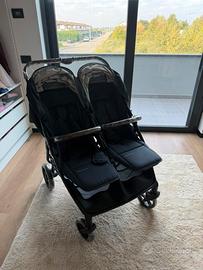 Passeggino gemellare MAST Twin X piu parapioggia