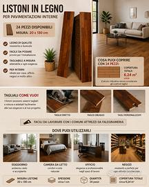 LISTONI IN LEGNO
