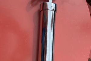 Portacanna barca inox