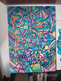quadro su cartone telato