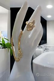 Set Collana, Orecchini, Bracciale, Anello