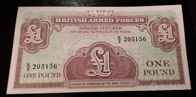 BANCONOTA ESERCITO BRITANNICO 