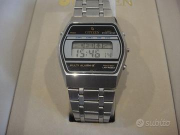 CITIZEN orologio vintage LCD 80