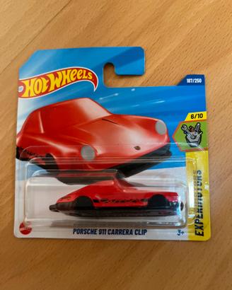 Hot Wheels Porsche 911 Carrera Clip Rossa