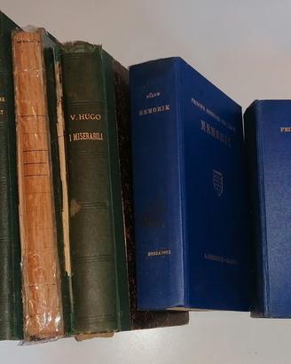 Blocco libri antichi fine 800