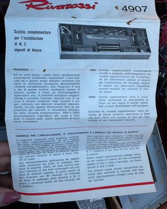 Lotto trenino Rivarossi vintage anni ‘60/’70