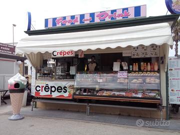 Tenda a cappottina 5 m x 1,40 m