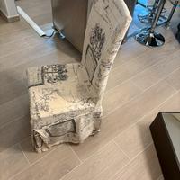 4 sedie moderne comode con fodere incluse