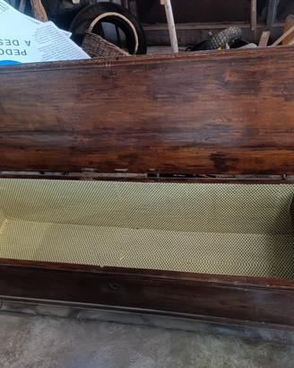 cassapanca antica legno
