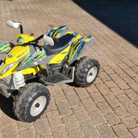 Quad Peg Perego Polaris Outlaw batteria NUOVA