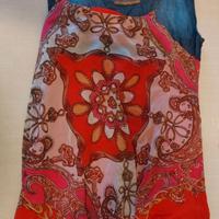 Top smanicato stile boho chich