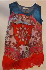 Top smanicato stile boho chich