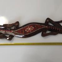 Collezione di gechi in legno 