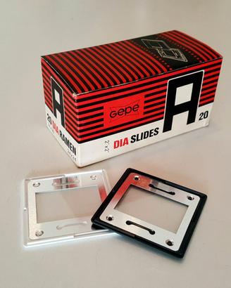 Telaietti per diapositive 24x36 GEPE con vetro