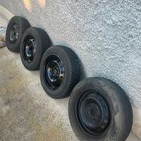 N. 4 Cerchi in ferro 13” Fiat Punto 176