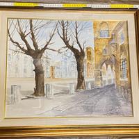 Quadro Mantova Palazzo Ducale e piazza Sordello