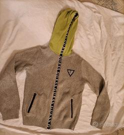 maglia felpa con cappuccio Guess in cotone 