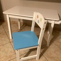 tavolino + sedia per bambini