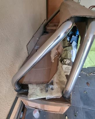 Roll bar acciaio inox per Navara  Alaskan  Classe 