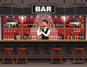 Bar con plateatico fronte strada zona ovest