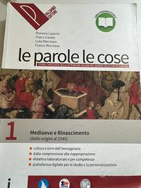 le parole le cose 1: medioevo e rinascimento