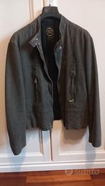 giubbino pelle marrone