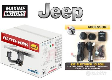 Gancio traino JEEP COMPASS + centralina
