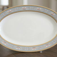 SERVIZIO PORCELLANA "IRABIA" 40 PEZZI BORDI ORO