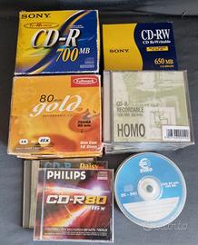 CD vergini e riscrivibili misti, varie marche