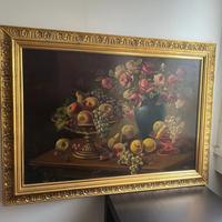 Quadri vintage dipinto a mano natura morta