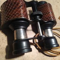  Binocolo anni ' 50 rivestito " pitone"