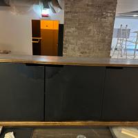 Madia / credenza in legno e metallo